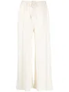 The Row Drawstring-waist Wide-leg Trousers In Neutral