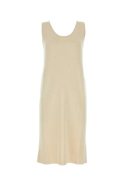 The Row Dress In Beige O Tan