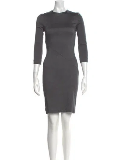 Pre-owned The Row Drista Dress Knee-length Dress In Gray