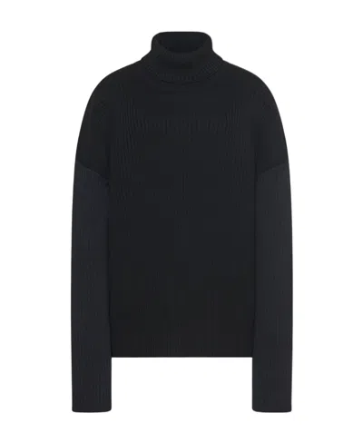 The Row Dua Cashmere Sweater In Black
