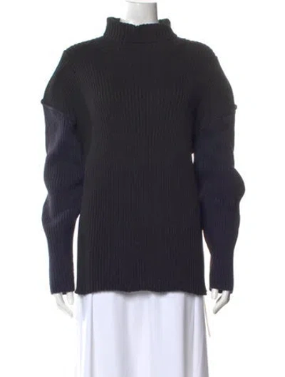 Pre-owned The Row Dua Sweater Turtleneck Sweater In Blue
