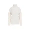The Row Dua Ribbed Sweater In Beige