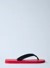 The Row Dune Grosgrain Thong Sandals In Red
