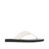 The Row Dune Classic Leather Thong Sandals In Neutral