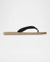The Row Dune Canvas Thong Sandals In Iron Grey
