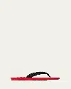 The Row Dune Thong Sandals In Scarlet