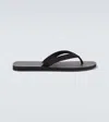 The Row Black Dune Classic Flip-flops In Black