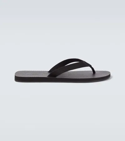 THE ROW DUNE GROSGRAIN THONG SANDALS