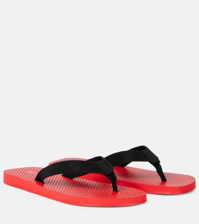 THE ROW DUNE GROSGRAIN THONG SANDALS