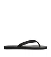 The Row Black Dune Classic Flip-flops In Black