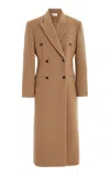The Row Duras Double-breasted Wool Coat In Neutral