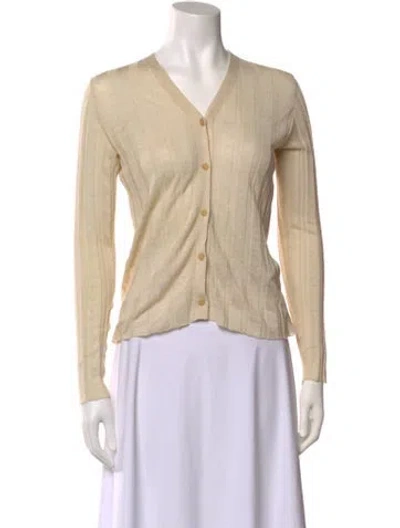Pre-owned The Row Dwin Sweater Linen Sweater In Neutral