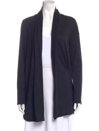 Pre-owned The Row E15 Open Front Sweater In Blue