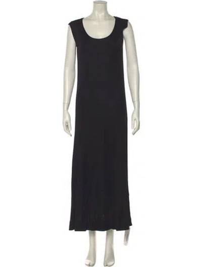 Pre-owned The Row Eby Long Dress In Black