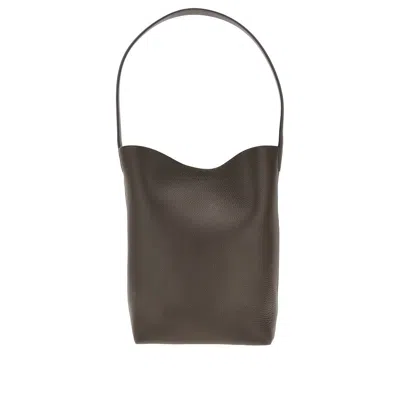 The Row Edium 'park' N/s Tote Bag In Brown