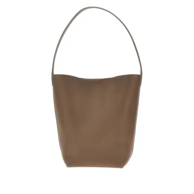 The Row Edium 'park' N/s Tote Bag In Brown