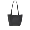 The Row Edium Park Tote Stitch Leather Bag In Black