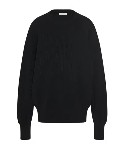 The Row Edmonton Cashmere Jumper In Black