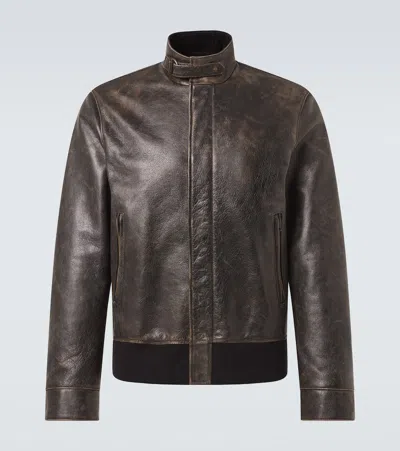 The Row Edrice Leather Jacket