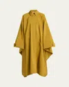 The Row Edyta Long Oversized Wool Coat In Curcuma