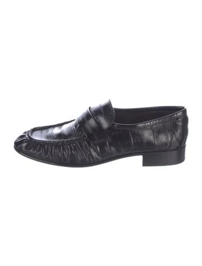 Pre-owned The Row Eel Skin Loafers In Multi