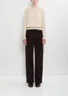 The Row Eglitta Cotton Corduroy Pant In Black