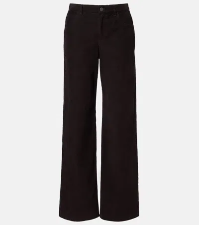 THE ROW EGLITTA COTTON CORDUROY STRAIGHT PANTS
