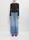 The Row Eglitta Cotton Jean In Blue