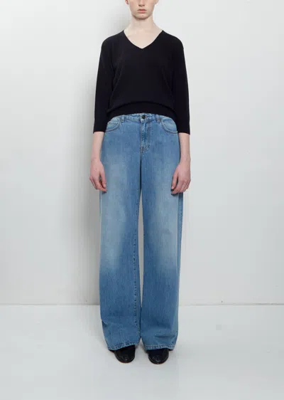 The Row Eglitta Cotton Jean In Blue