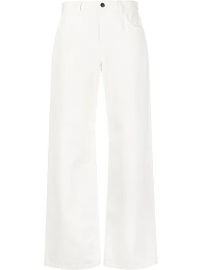 The Row Eglitta Cotton Jeans In White