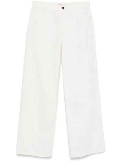 The Row Eglitta Denim Cotton Jeans In White