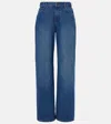 The Row Eglitta High-rise Wide-leg Jeans In Blue