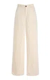 The Row Eglitta High-rise Wide-leg Jeans In White