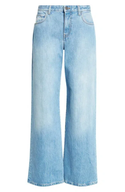 The Row Eglitta High Waist Wide Leg Jeans In Blue