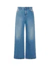 The Row Eglitta Jean In Cotton In Blue