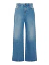 The Row Eglitta Jean In Cotton In Blue