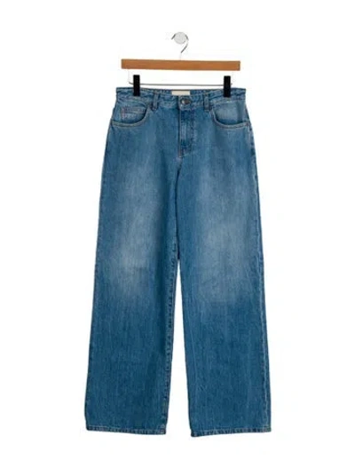 Pre-owned The Row Eglitta Jean Straight Leg Jeans In Blue