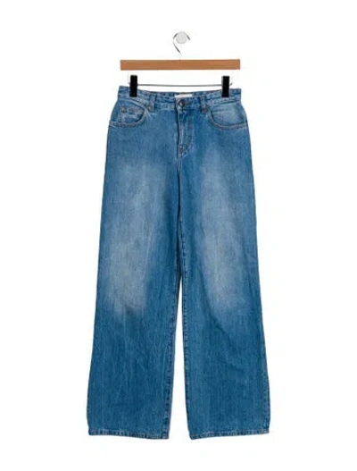 Pre-owned The Row Eglitta Jean Straight Leg Jeans In Blue