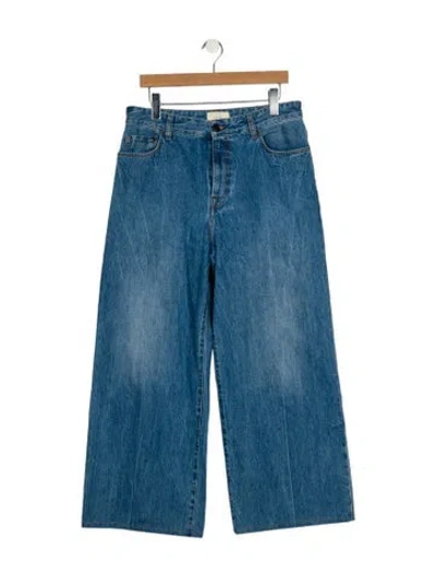 Pre-owned The Row Eglitta Jean Straight Leg Jeans In Blue