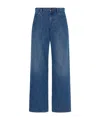 The Row Berty Wide Leg In Blue
