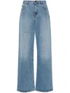 The Row Blue Eglitta Low-rise Straight-leg Jeans In Blue