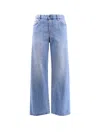 The Row Eglitta Straight-leg Denim Pants In Blue