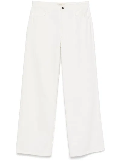 The Row White Eglitta Jeans