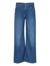 The Row "eglitta" Wide Jeans In Blue