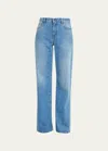 The Row Eglitta Straight-leg Denim Pants In Blue