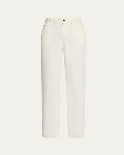 THE ROW EGLITTA STRAIGHT-LEG LINEN JEANS