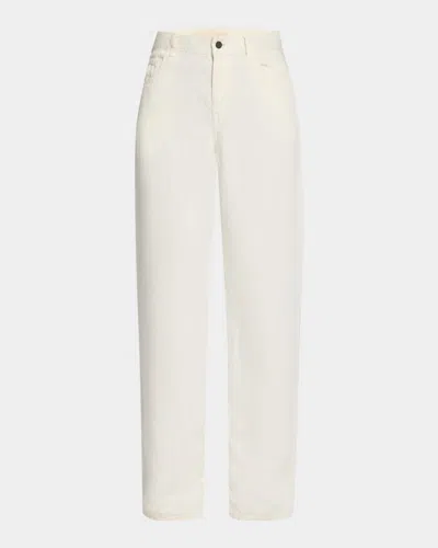 THE ROW EGLITTA STRAIGHT-LEG LINEN JEANS