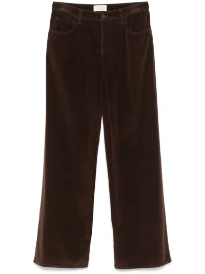 THE ROW EGLITTA TROUSERS - WOMEN'S - CASHMERE/COTTON
