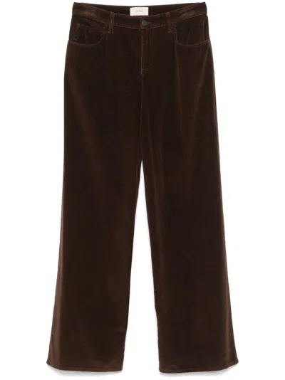 The Row Eglitta Trousers In Brown