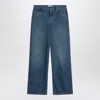 The Row Eglitta Wide Faded Jeans In Blue